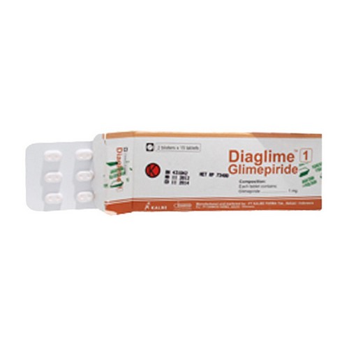 DIAGLIME 1 MG TABLET